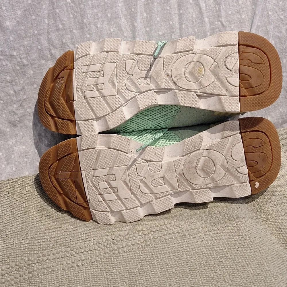 Sorel Kinetic Lite Lace Vivid Mint Style NL3516-399 Size 9.5